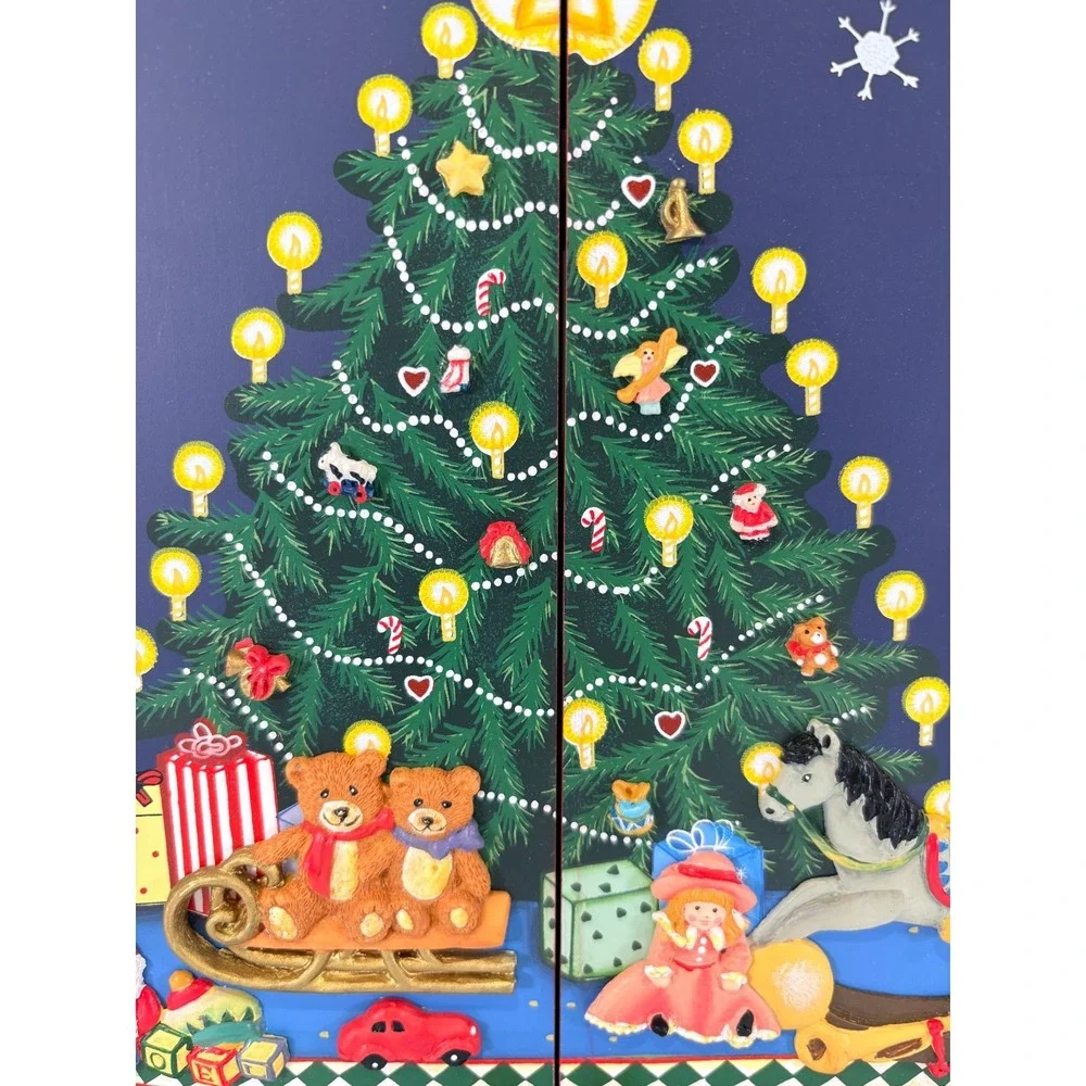 2003 Christmas Wooden Box Advent Calendar